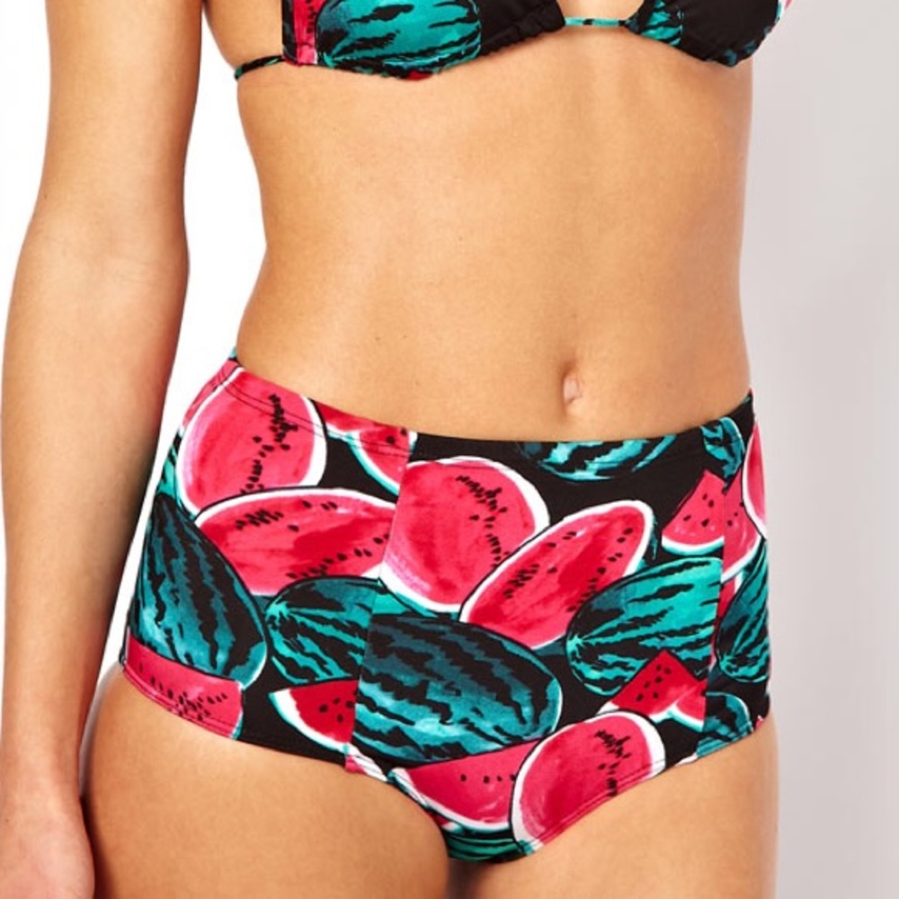 American Apparel watermelon bikini bottom size M